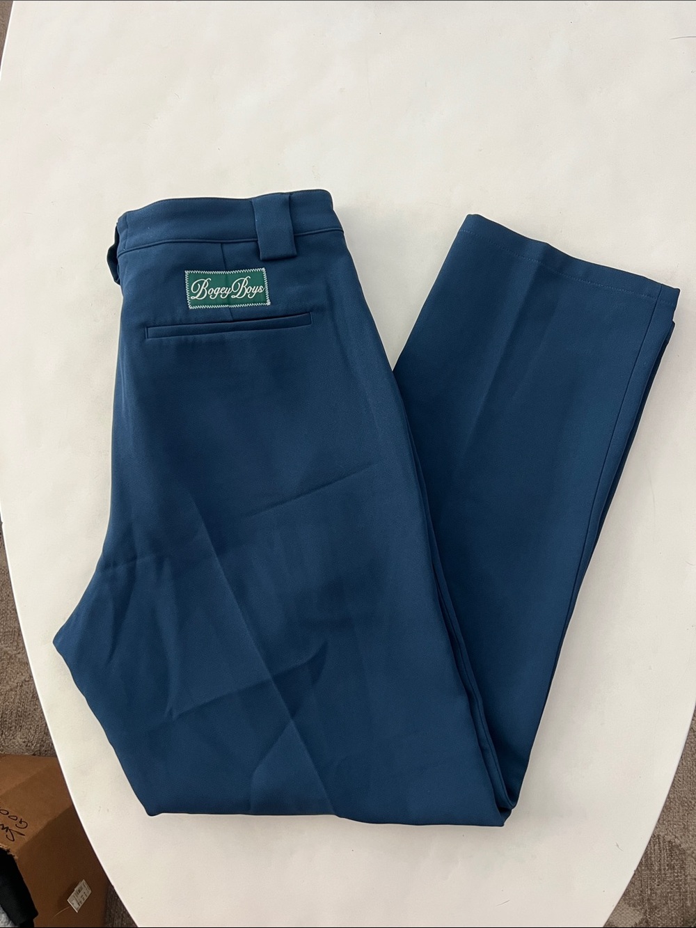 BOGEY BOYS x Macklemore Navy Blue Thick Straight Leg Golf Pants 32 / 31 (Rare) - Picture 6 of 12